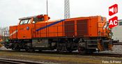 Diesel locomotive Vossloh G1000 BB of the Northrail (Sound)